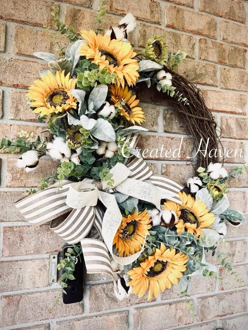 Golden Grace Wreath Created Haven