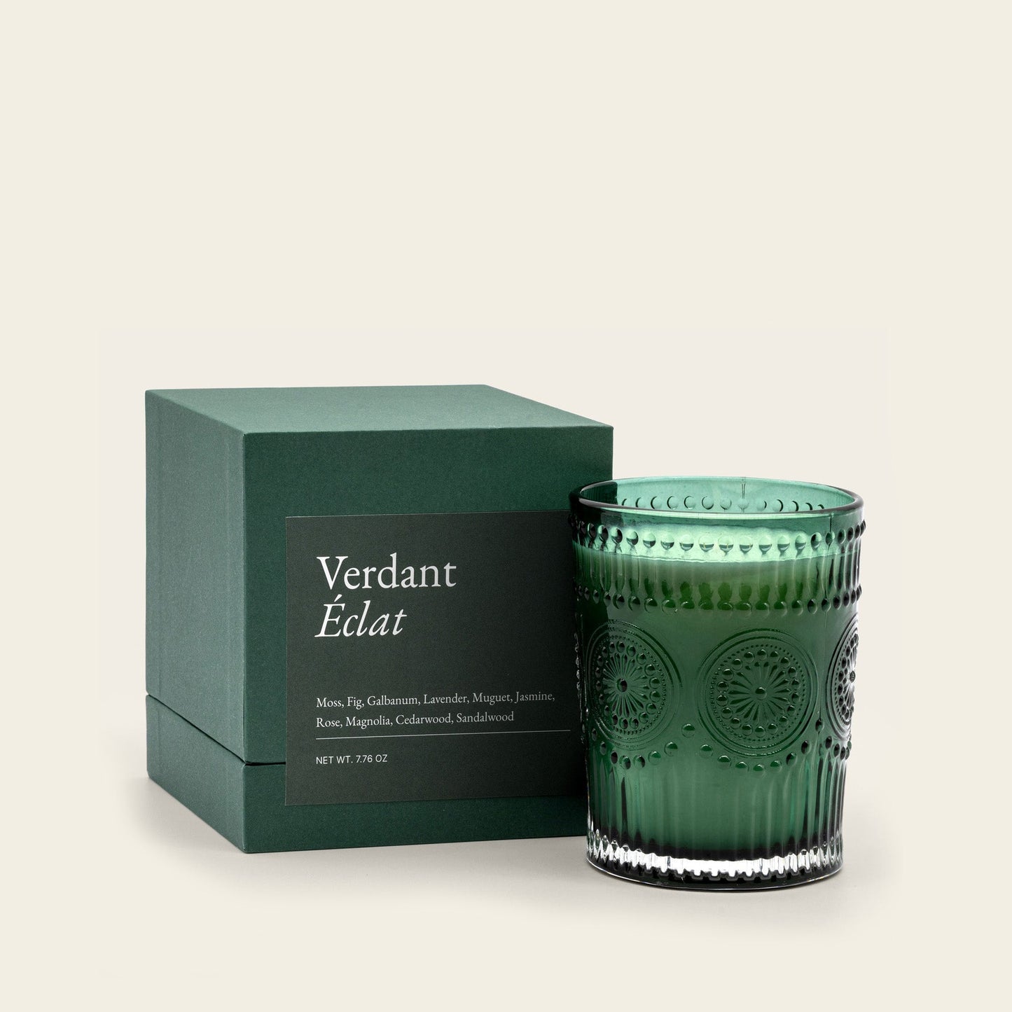 Noir Swiss Scented Glass Candle Italic