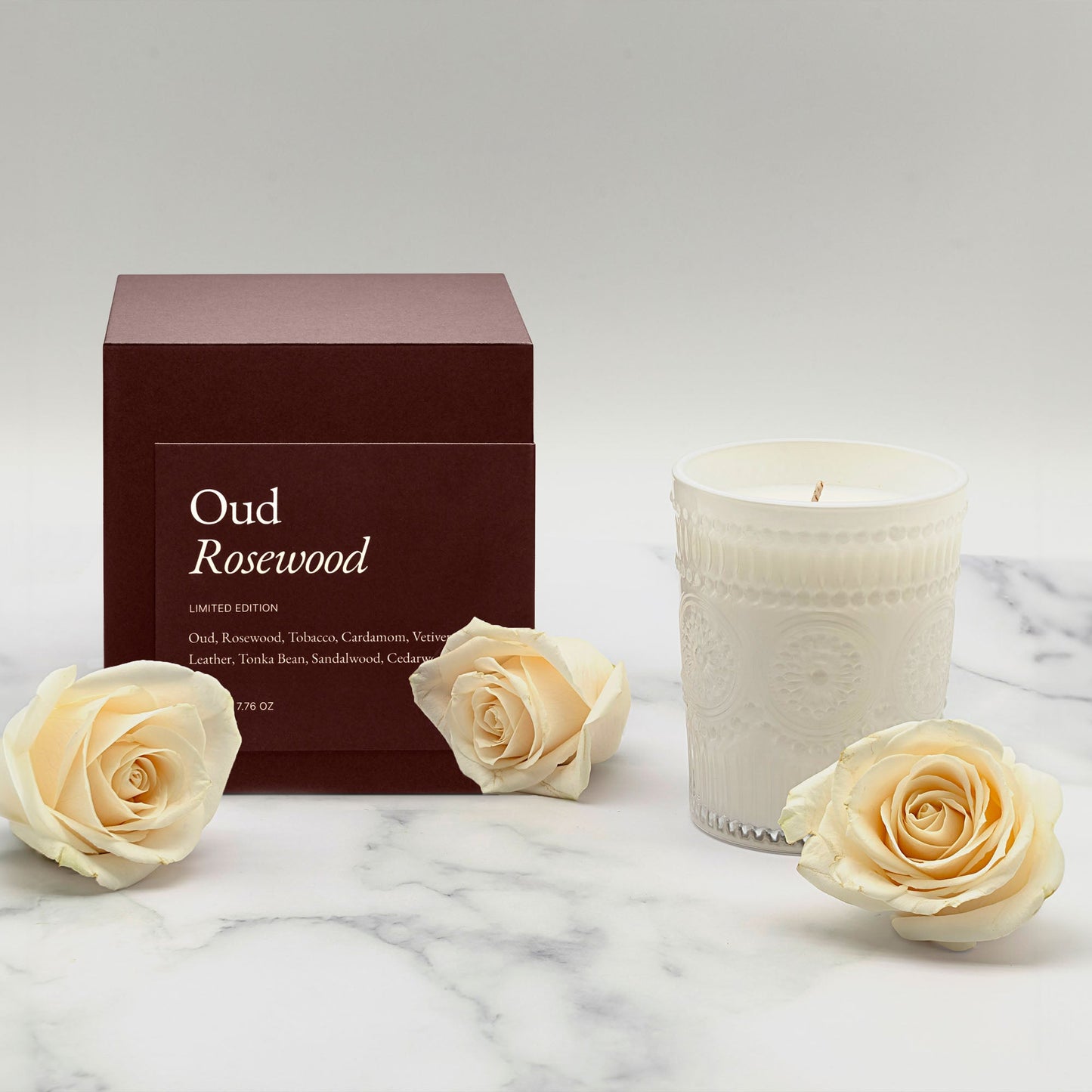 Noir Swiss Scented Glass Candle Italic