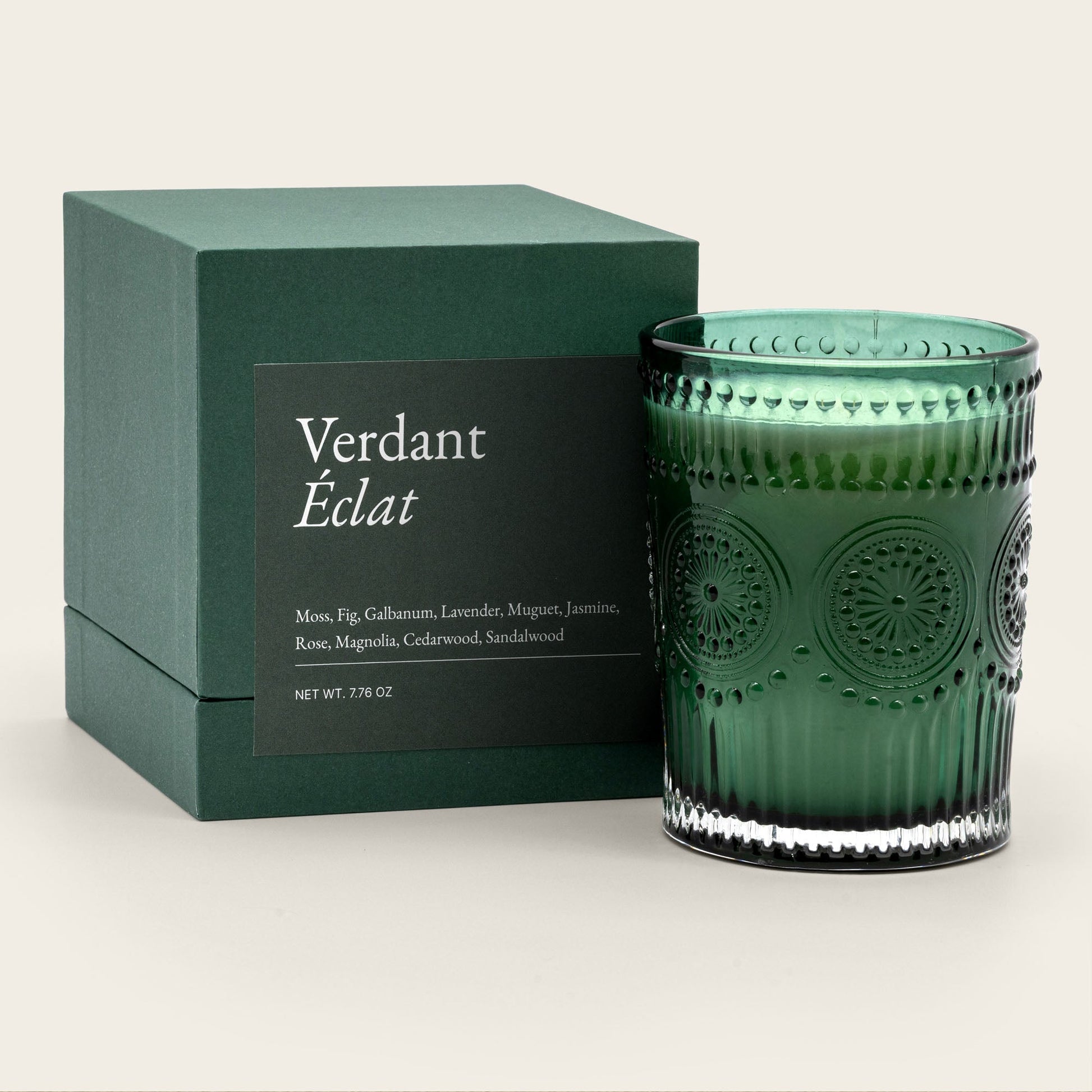 Noir Swiss Scented Glass Candle Italic